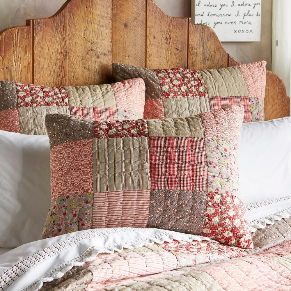 NWT Sundance Euro Patchwork Pattern Pillow